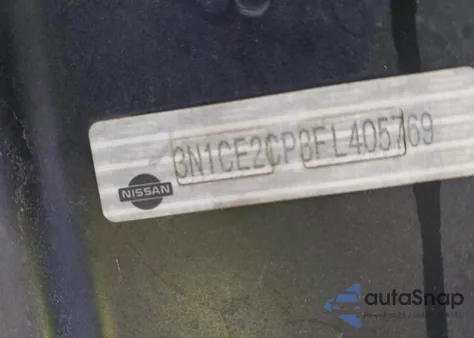 2015 Nissan Versa Note S (Sr)/S Plus/Sl/Sr/Sv z USA, uszkodzony, nr VIN 3N1CE2CP3FL405769